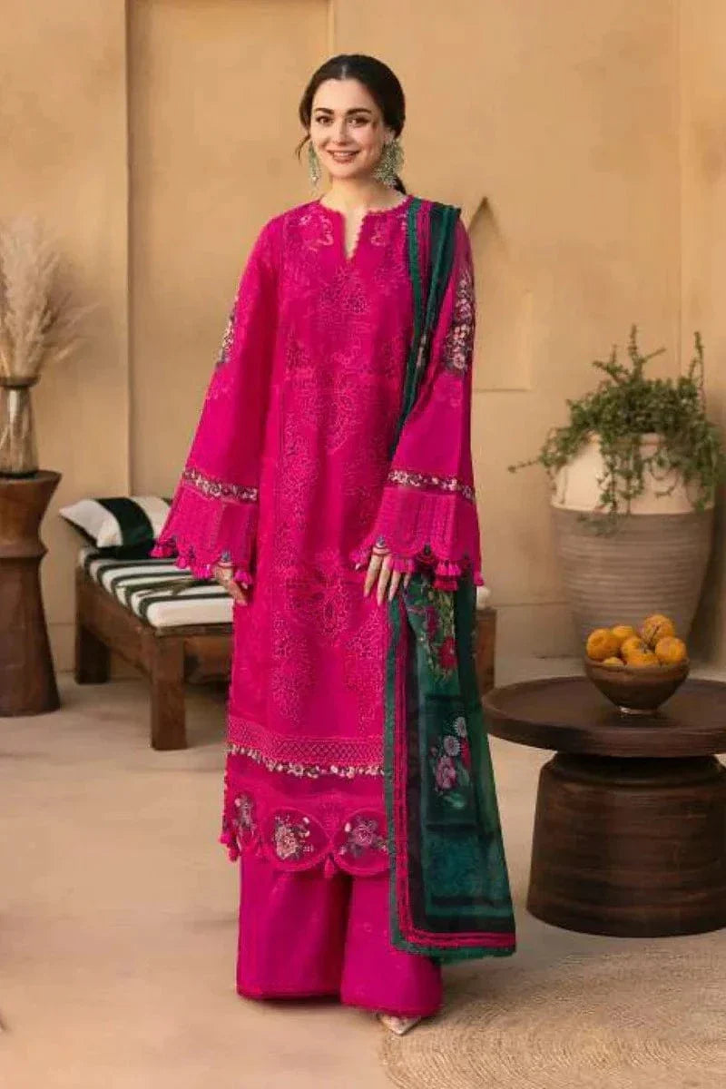 Qalamkaar QL-1036 Chikenkari Embroidered Lawn 3pc