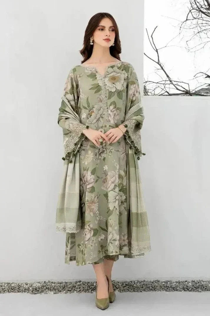 Sapphire D-792 Lawn Printed 3pc