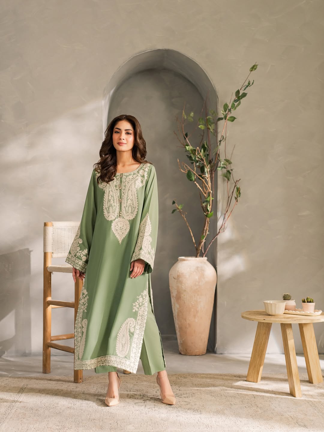 Lawn Embroidered 3Piece Stitched SF - 415