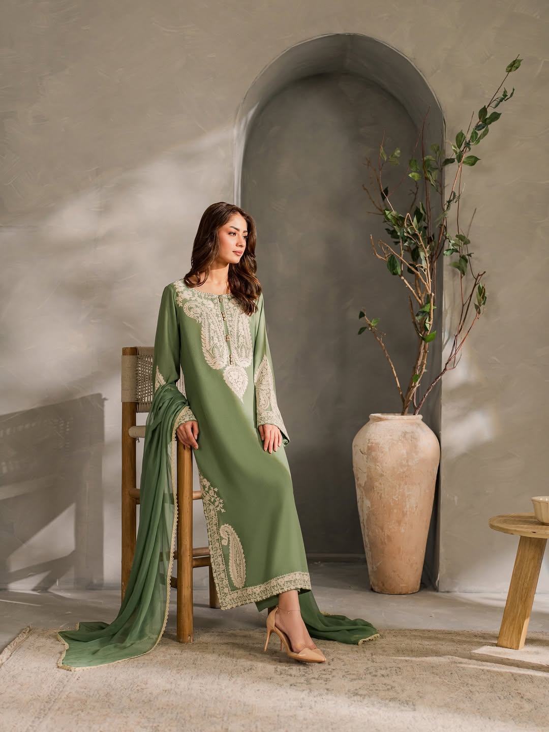 Lawn Embroidered 3Piece Stitched SF - 415