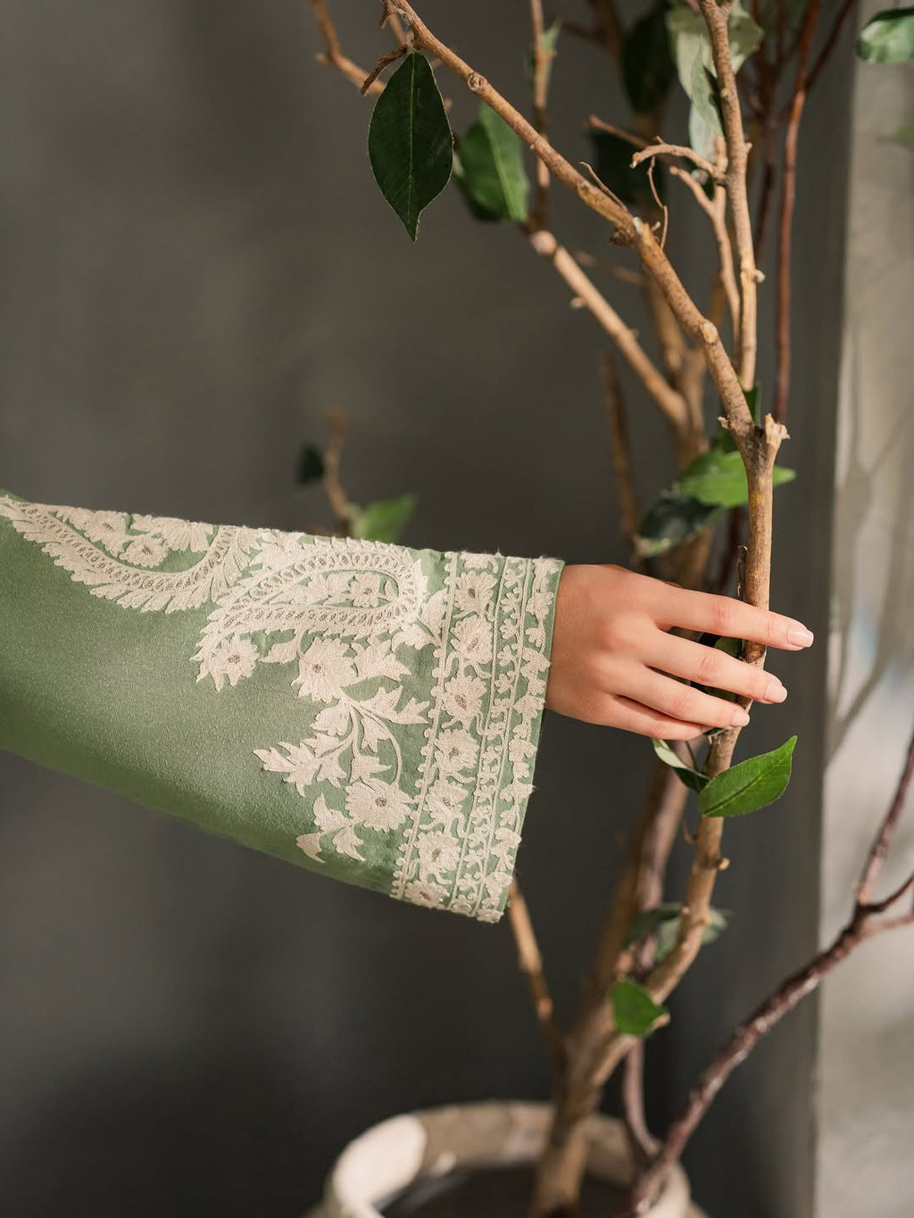 Lawn Embroidered 3Piece Stitched SF - 415