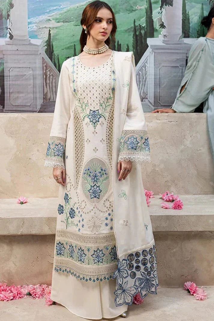 Qalamkaar QL-1024 Chikenkari Embroidered lawn 3pc
