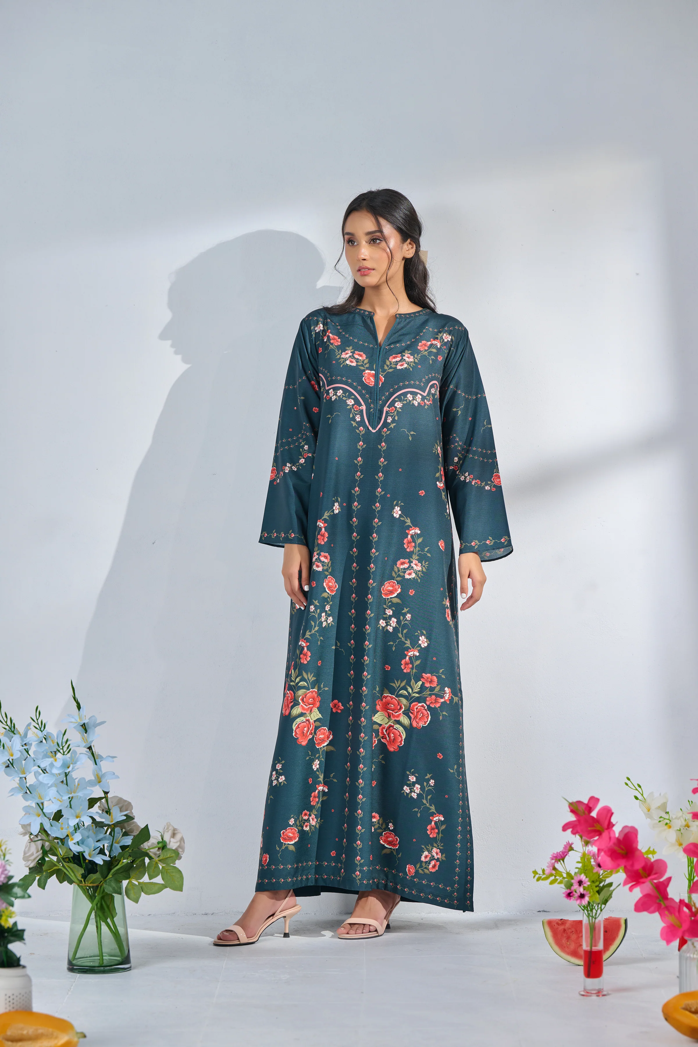 SF - 397 Premium Printed 2 Pc Stitched Suit